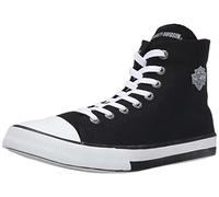 Harley-Davidson Nathan Baskets montantes pour homme Construction vulcanisée - Noir - 45 EU