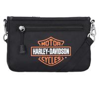 Harley-Davidson Sac à bandoulière convertible avec logo Bar & Shield pour femme, noir