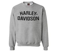 Harley-Davidson Sweat-Shirt pour Homme, Heritage H-D, Pull à col Rond Gris 30296642, Gris Sport, X-Large