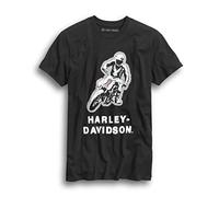 Harley-Davidson T-shirt de course #1 pour homme - 99021-20VM, Noir, L