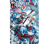 Harley Quinn #27 Volume 4 Main cover by Jonboy Meyers with Rated Comics acrylic backer
