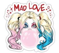 Harley Quinn Amour Fou Autocollant Sticker