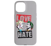 Harley Quinn Joker Love Hate Coque pour iPhone 15