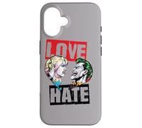 Harley Quinn Joker Love Hate Coque pour iPhone 16