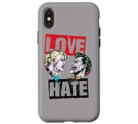 Harley Quinn Joker Love Hate Coque pour iPhone X/XS