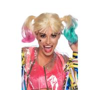 Harley Quinn Perruque Adultes Suicide Squad sous Licence Déguisement Blonde