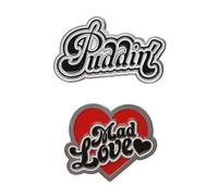 Harley Quinn - Puddin & Mad Love - Set of 2 Enamel Pin Badges