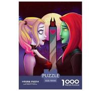 Harley_Quinn Puzzle 1000 Pièces Cadeau Unique Joker Jeu Éducatif Défi Jouet À De Qualité Supérieure Peinture Art pour Adultes Et Enfants À Partir De 14 Ans 70x50cm/1000pcs