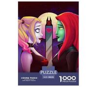 Harley_Quinn Puzzle 1000 Pièces Cadeau Unique Joker Jeu Éducatif Défi Jouet À De Qualité Supérieure Peinture Art pour Adultes Enfants 38x26cm/1000pcs
