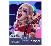 Harley_Quinn Puzzle 1000 Pièces Educa Jouet en Bois Cadeau Unique Décoration Intérieure Joker Jeu Éducatif Challenge Toy Adultes & Enfants des 14 Ans 38x26cm/1000pcs