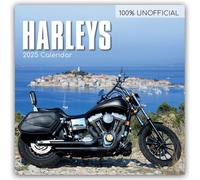 Harleys - Harley Davidson 2025 - 16-Monatskalender: Original The Gifted Stationery Co. Ltd [Mehrsprachig] [Kalender]