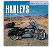 Harleys - Harley Davidson 2026 - 16-Monatskalender: Original The Gifted Stationery Co. Ltd [Mehrsprachig] [Kalender]