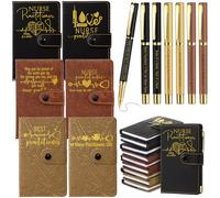 Harloon Lot de 36 carnets de notes inspirants en cuir avec stylo à bille de motivation, cadeau de remerciement pour médecin, urgentiste, assistant médical (multicolore)