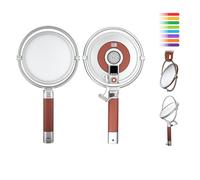 Harlowe Sol Spectra Panneau lumineux LED 40 W pour studio et voyage, kit de lumière RGBCW pour photographie et enregistrement vidéo Panneau lumineux rond de 9,5 pouces avec télécommande pour vloging