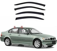 HARLSO Déflecteurs de Vent pour BMW 3 Series E46 1997 2004, Déflecteurs de Vent et de Pluie Protecteur de Pluie Visières de Voiture Accessoires de Voiture