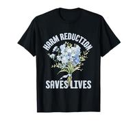 Harm Reduction Saves Lives - Floral Overdose Awareness Tee T-Shirt