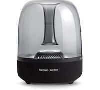 Harman Kardon Aura Studio 3 Haut-Parleur sans Fil BT élégant avec Design Haut de Gamme et éclairage d'ambiance Noir
