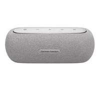 Harman Kardon Luna, Enceinte portable Bluetooth, autonomie de 12 h, étanche à l'eau et à la poussière IP67, son et basses puissantes, Gris