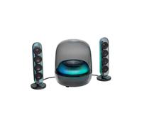 Harman-Kardon Enceintes sans fil Soundstick 5 – 2.1 canaux Bluetooth, HDMI, éclairage – Noir