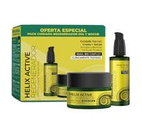 Harmonia Cosmétique Naturel - Pack Crème + Sérum Visage Régénérant Helix Active - Anti-rides - Soin complet Jour et Nuit - Avec Baba d'Escargot écologique - 50 ml + 30 ml