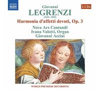 Giovanni Legrenzi – Harmonia d’affetti devoti, Op. 3 – CD – NAXOS