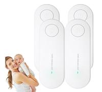 Harmonia Divine Purificateur D'air, Purificateur D'air Ionique Harmonia Divine, Ventilation à 360°, Silencieux Et économe En énergie. Idéal Pour La Maison Et Les Voyages (White 4pcs)