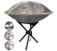 Harmonic Tambour À Main - Instruments De Musique À Percussion Ensemble De Tambour À Main De 22 Pouces, Steel Tongue Drum À 9/10/12 Notes, Pour La Guérison Par Le Son(SILVER-12 NOTES,432Hz)