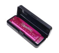Harmonica 10 trous 20 tons Chromatique Bouche Orgue Chromatique de Do pour les professionnels et les étudiants pour