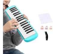 Harmonica à 32 touches - Mélodica pour débutants, avec boîte en plastique et tuyau - Instrument de musique portable pour étudiants, adultes, performance, cours d'entraînement, spectacles scolaires