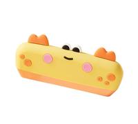 Harmonica à souffler pour - Instrument de musique de dessin animé de 15 cm, jouet d'entraînement respiratoire, gadget musical portable lavable en toute sécurité | Outil de rythme d'apprentissa