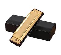 Harmonica bleu en do 10 trous 20 tons pour adultes, débutants, étudiants, débutants