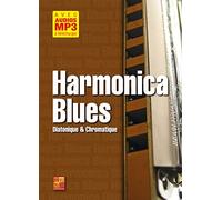 Harmonica blues - Diatonique & Chromatique (Livre grand format avec enregistrements audios à télécharger)