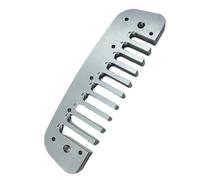 Harmonica Blues en métal portable 10 trous, réglage de projection clair, idéal pour les voyageurs et les collectionneurs de musique, peigne de harpe bleue, peigne en alliage d ' aluminium, pièce