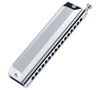 Harmonica chromatique, 16 trous 64 tons harmonicas, 7.7x1.8x1.2 Harmonicas d'organes de bouche portable avec boîte de rangement pour adultes pour enfants débutants music