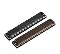 Harmonica Chromatique 24 Trous 28C Clé Polyphonique Niveau Professionnel Débutant(Streamer Black)