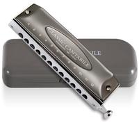 Harmonica Chromatique Classic Cantabile CH-48 - Accordage : Chromatique Do Majeur - 48 Anches - Harmonica Professionnelle pour Musiciens Confirmés - Parfait comme Cadeau