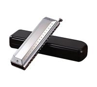 Harmonica chromatique professionnel pour e C, 16, Silver
