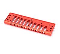 Harmonica Comb pour HOHNER SP20 Alliage D'Aluminium | Peigne à 10 trous, bords arrondis confortables, finition polie fine, léger et portable, matériau de haute sécurité