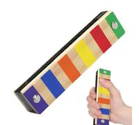 Harmonica de démarrage à double ligne et seize ouvertures - Dispositif d'orgue à soufflage en bois, jeu audio éducatif préscolaire, harpe à souffle simple | Tout-petit au-dessus des Célébratio