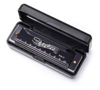 Harmonica Diatonique 10 Trous de C Débutant Harmonica Diatonique(Black)