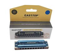 Harmonica diatonique professionnel, clé de do, 10 trous, 20 tonalités, 008 K, avec étui et chiffon de nettoyage pour adultes, joueurs, débutants, enfants, étudiants, enfants