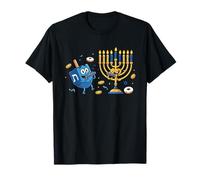 Harmonica drôle Dreidel Menorah Hanoukka Enfants Femmes Hommes T-Shirt