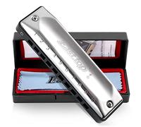 Harmonica East Top, clé d'harmonica blues diatonique de C 10 trous 20 tons T002 avec étui pour joueurs professionnels et étudiants
