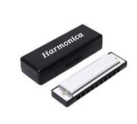 Harmonica en métal à 10 trous avec corps en ABS pour des tons clairs et une jouabilité facile, parfait pour les débutants et les professionnels