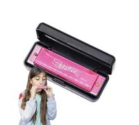 Harmonica Enfant 4 Ans, Harmonica Top Diatonique Bleu, Diatonique 10 Trous Richter, Enfant Débutant, Pour Adultes, Joueurs Professionnels, Débutants, Étudiants Avec Étui