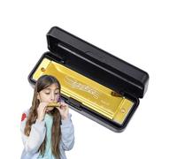 Harmonica jouet pour,Harpe d'orgue à bouche bleue, Jouets préscolaires | Instrument de musique Harmonica bleu, professionnel 10 trous 20 tons pour l'enseignement des débutants et de la petite enfance