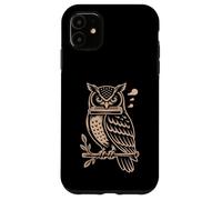 Harmonica Owl Blues Jazz Night Musicien Style Coque pour iPhone 11
