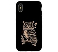 Harmonica Owl Blues Jazz Night Musicien Style Coque pour iPhone X/XS