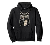 Harmonica Owl Blues Jazz Night Musicien Style Sweat à Capuche