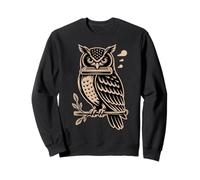 Harmonica Owl Blues Jazz Night Musicien Style Sweatshirt